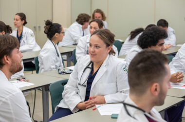 Photo of students in class